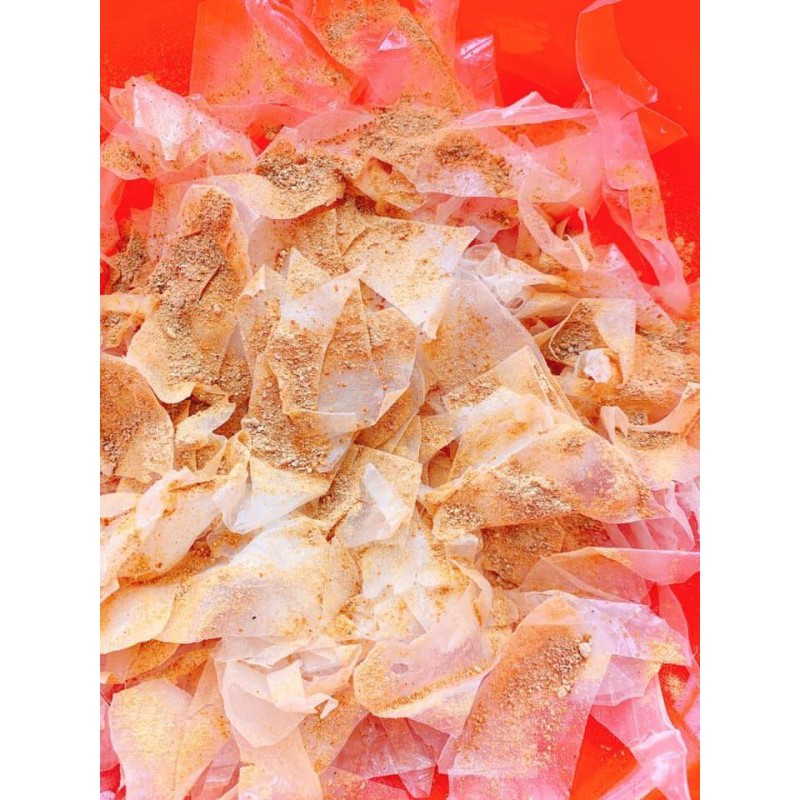 BÁNH TRÁNG PHƠI SƯƠNG MUỐI NHUYỄN SATE CAY - TÚI MINI