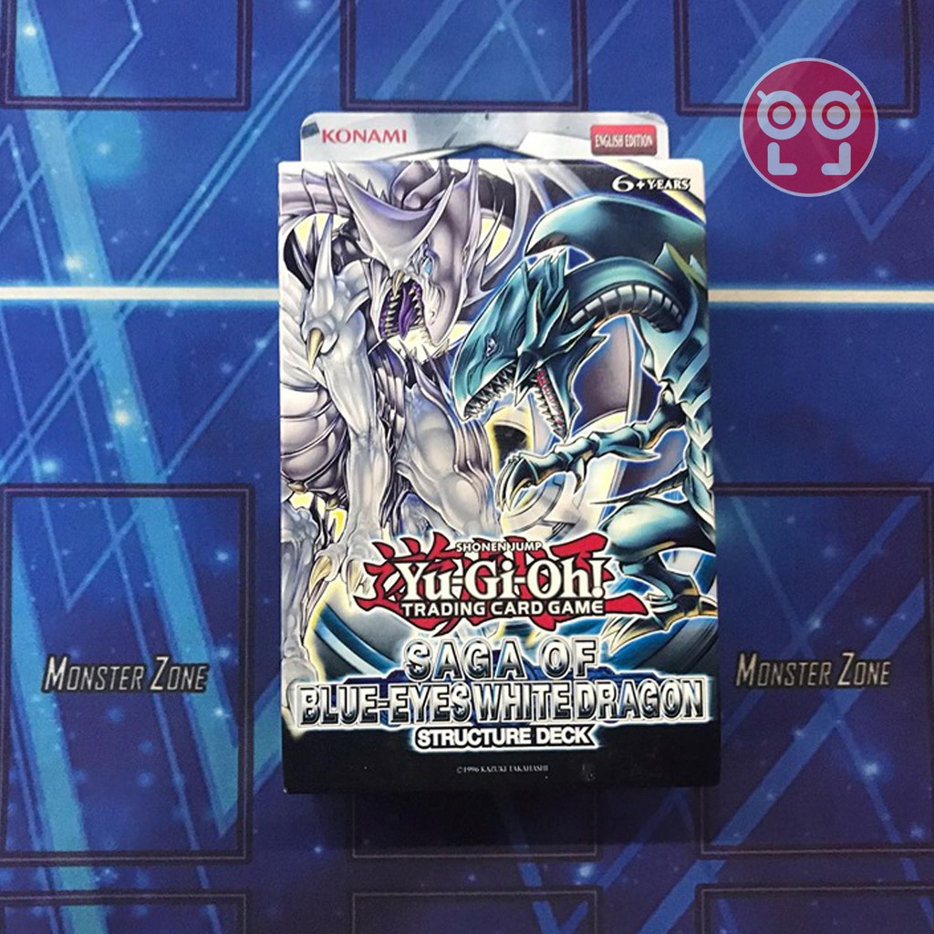 Hộp bài Yugioh Blue-eyes White Dragon Saga - Sức mạnh của Rồng Trắng Mắt Xanh