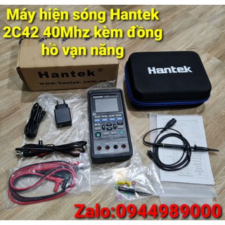 Máy hiện sóng Hantek 2C42 40Mhz kèm đồng hồ vạn năng