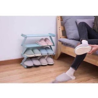 Kệ đựng giày dép 4 tầng hình chữ z sang chảnh