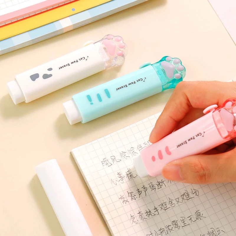 Cục Tẩy Bút Chì Hình Móng Vuốt Mèo Đáng Yêu Sáng Tạo