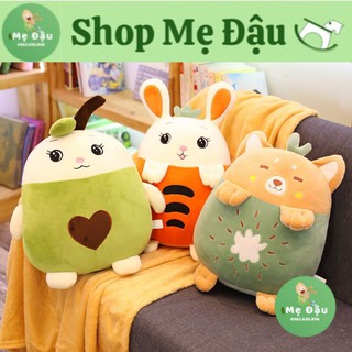 Gối kèm chăn 2 trong 1 hình thú tiện lợi - Gối kèm chăn cho nhân viên văn phòng
