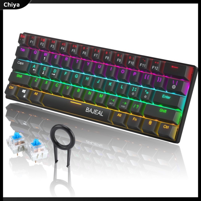 Bàn Phím Cơ Mk-606-61 Có Đèn Led Nền Dành Cho Game Thủ