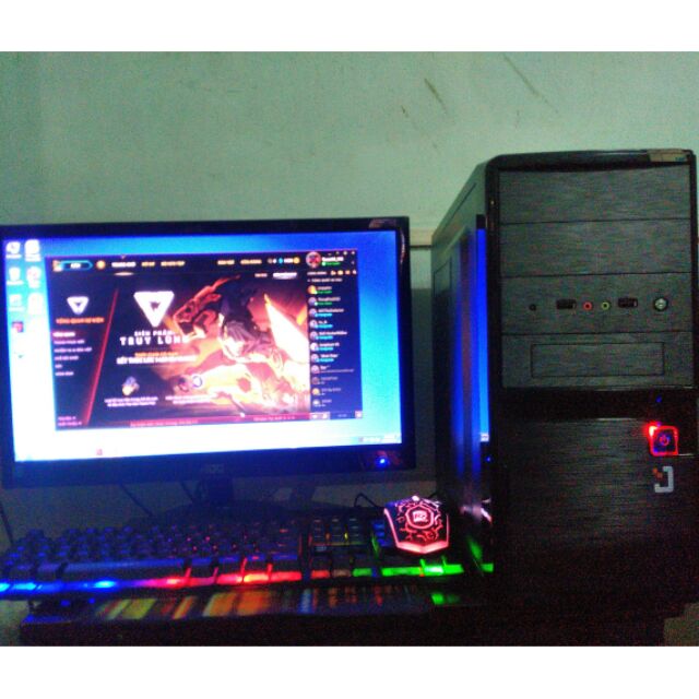Trọn Bộ Máy tính i3 chơi game online (CPU i3, 4G Ram, VGA 2G, màn hình 19- 20 in)