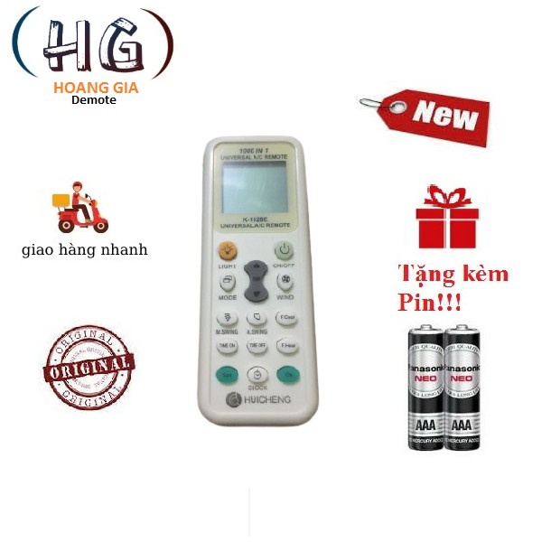 Điều khiển điều hoà  đa năng Chunghop K-1028 E