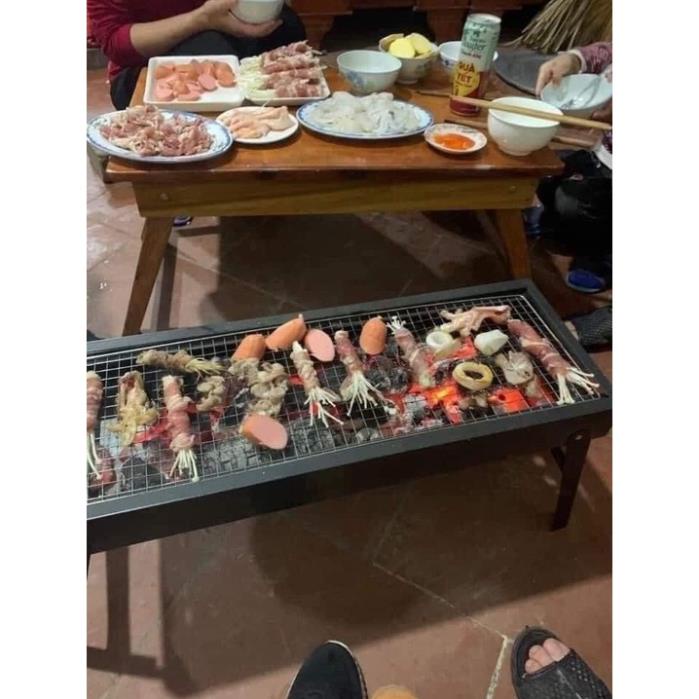 [ HÀNG HOT] Bếp nướng than hoa BBQ ngoài trời 2 LOẠI NGẮN-DÀI