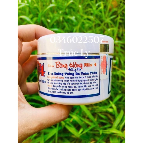 ( Hàng chuẩn ) Kem Mix 4 bông hồng Hoàng Gia hộp 60gram