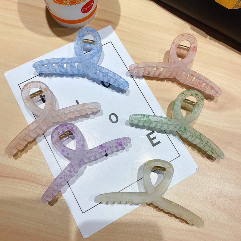 Kẹp Tóc Hình Đuôi Cá Mập Nhiều Màu Sắc Phong Cách Hàn Quốc Thời Trang Mùa Hè Cho Nữ