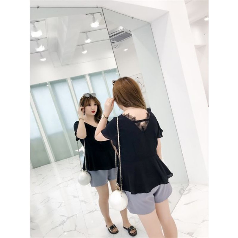 Áo peplum giấu bụng fullsize 40-120kg