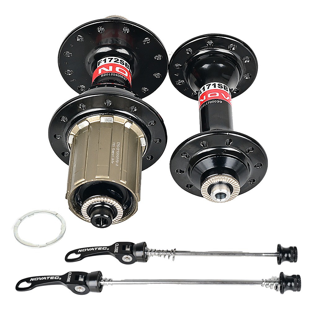 Hub Xe Đạp NOVATEC A171SB/F172SB 20/24 Lỗ 4 Vòng Bi Tương Thích Líp  8-9-10-11-12 Tốc Độ Dành Cho Xe Road