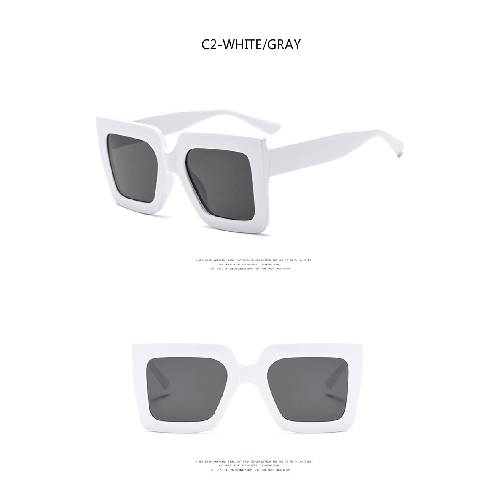 Kính râm gọng vuông châu Âu và Mỹ mới