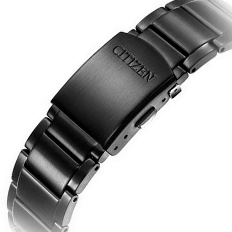 Đồng Hồ Nam Citizen Dây Thép Không Gỉ BM7145-51E - Mặt Đen (Sapphire)