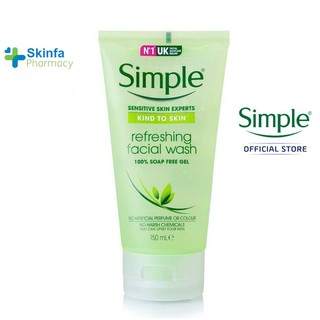 Sữa Rửa Mặt Simple Refreshing Facial Wash 150ml - Skinfa.
