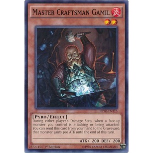 Thẻ bài Yugioh - TCG - Master Craftsman Gamil / BP03-EN115'