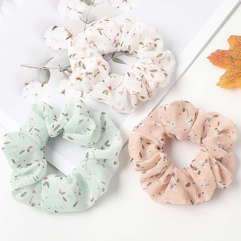 [Mã FASHIONCB232 hoàn tối đa 15K xu đơn 50K] Dây Buộc Tóc In Hoa Thời Trang Nữ Tính | BigBuy360 - bigbuy360.vn