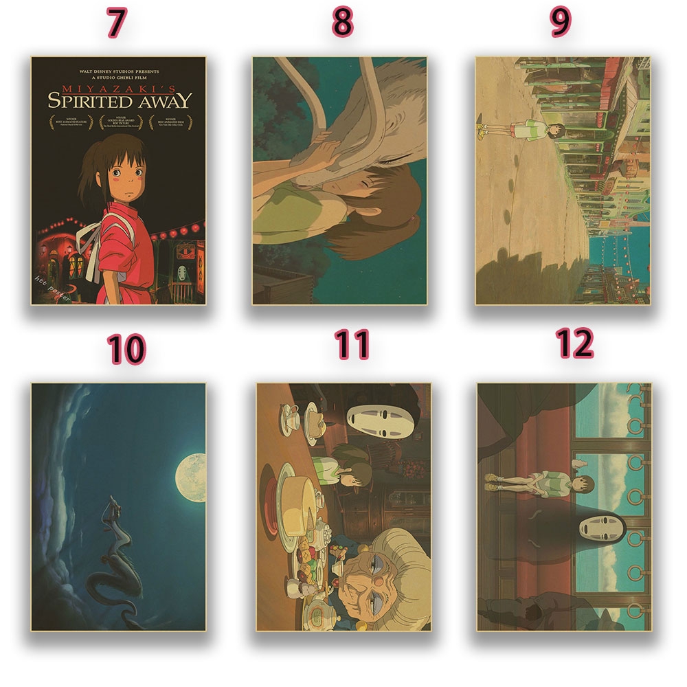 Poster Phim Hoạt Hình Totoro Trang Trí Nội Thất