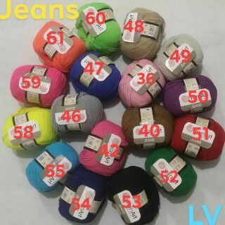 Len Jeans nhập khẩu(bảng màu 1)
