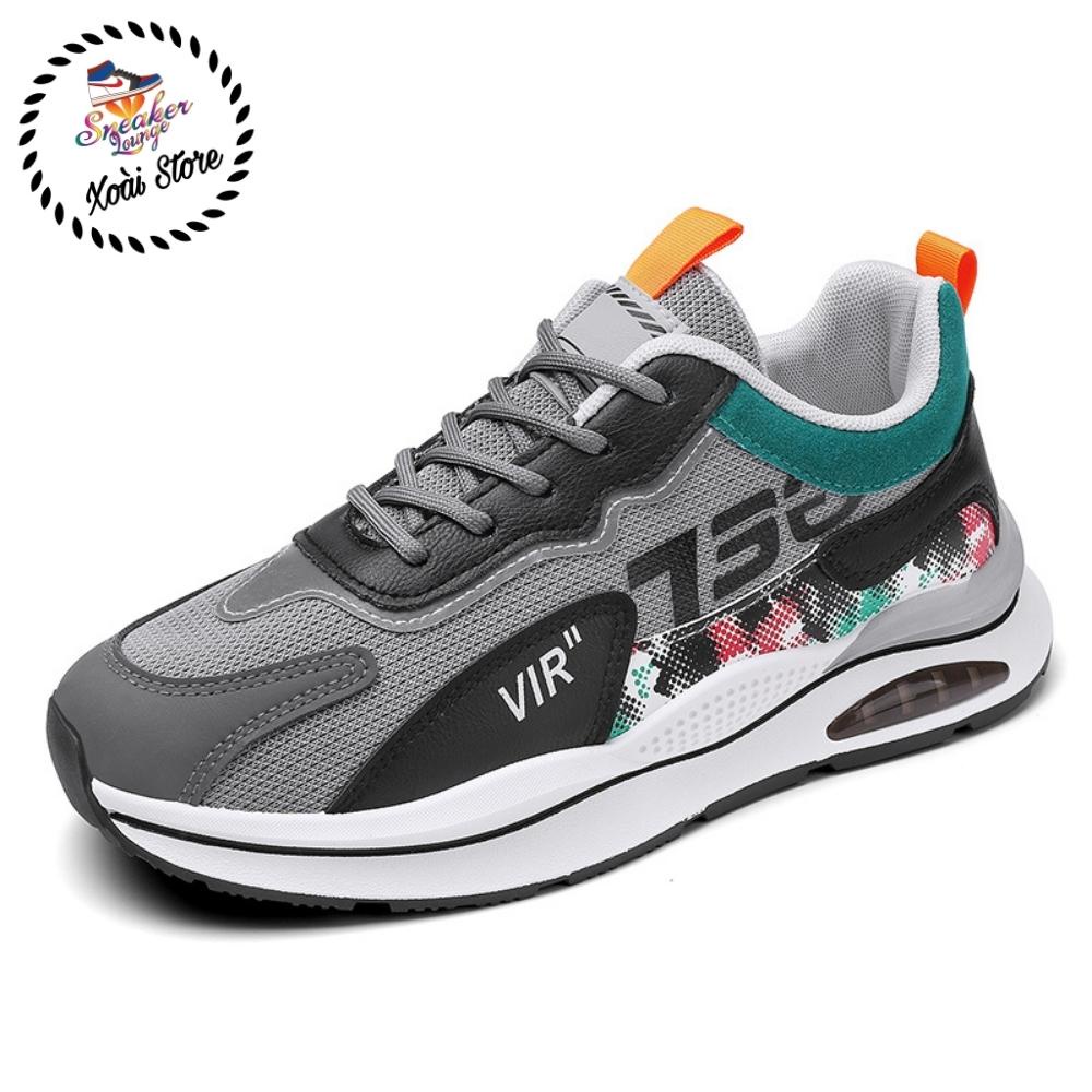 Giày sneaker nam VIR đế tăng chiều cao hottrend 2022