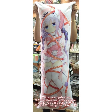 Gối ngủ anime Maid Dragon dài 40cm x 1m /Gối ôm dài Dragon Made