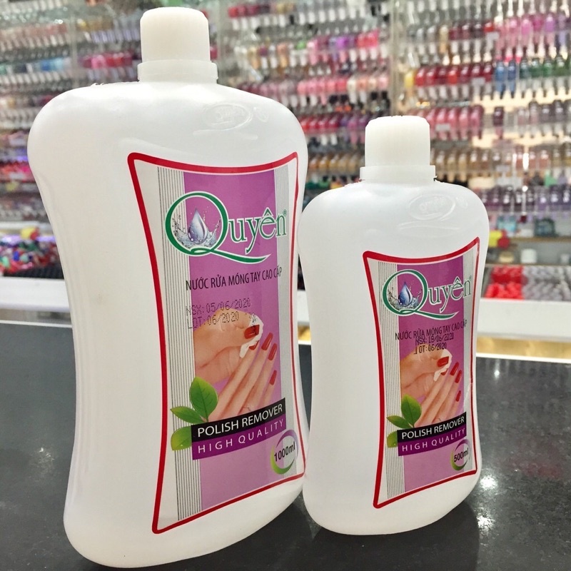 Nước Rửa Móng Quyên Cao Cấp Acetone 500ml-1000ml