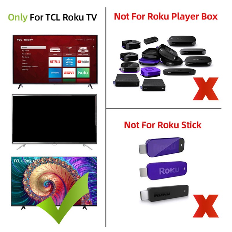 Điều Khiển Từ Xa Cho Tv Tcl Roku Rc280