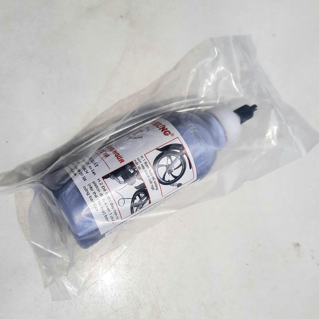 Keo tự vá lốp xe máy dùng cho lốp hiệu Tiến Hưng 300ml  hoặc 200ml