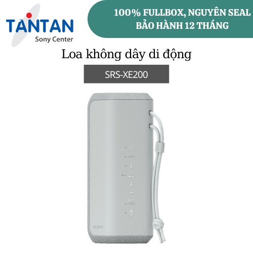 Loa không dây di động Sony SRS-XE200 - Mở rộng âm thanh - Màng loa X-Balanced trong trẻo và mạnh mẽ - IP67 - Pin 16H