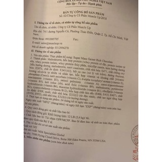 Tăng Cân Dymatize Supper Mass Gainer