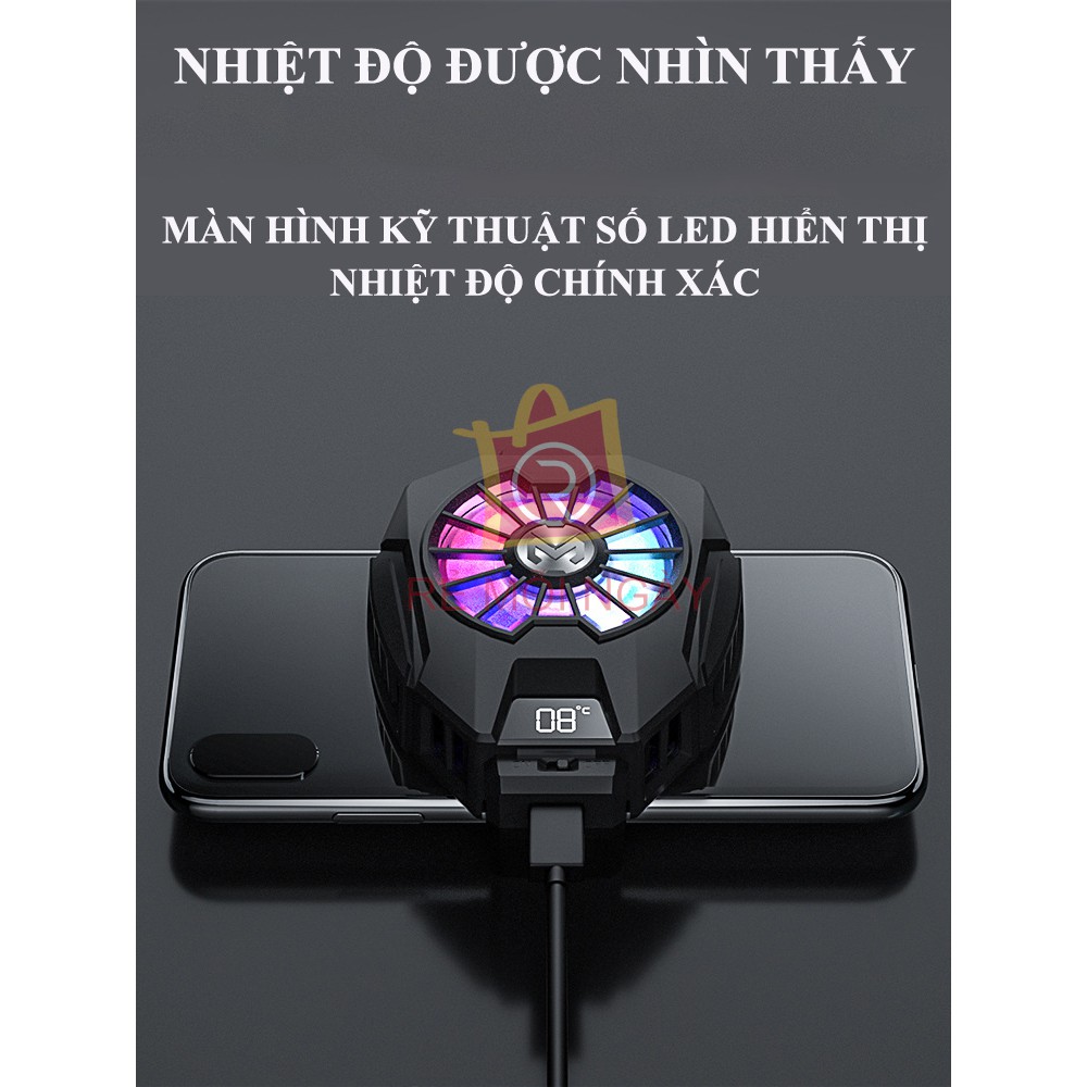 Quạt tản nhiệt điện thoại Memo DL05 - Quạt tản nhiệt sò lạnh bán dẫn làm mát tức thì tăng hiệu năng - Cooling Gaming | BigBuy360 - bigbuy360.vn