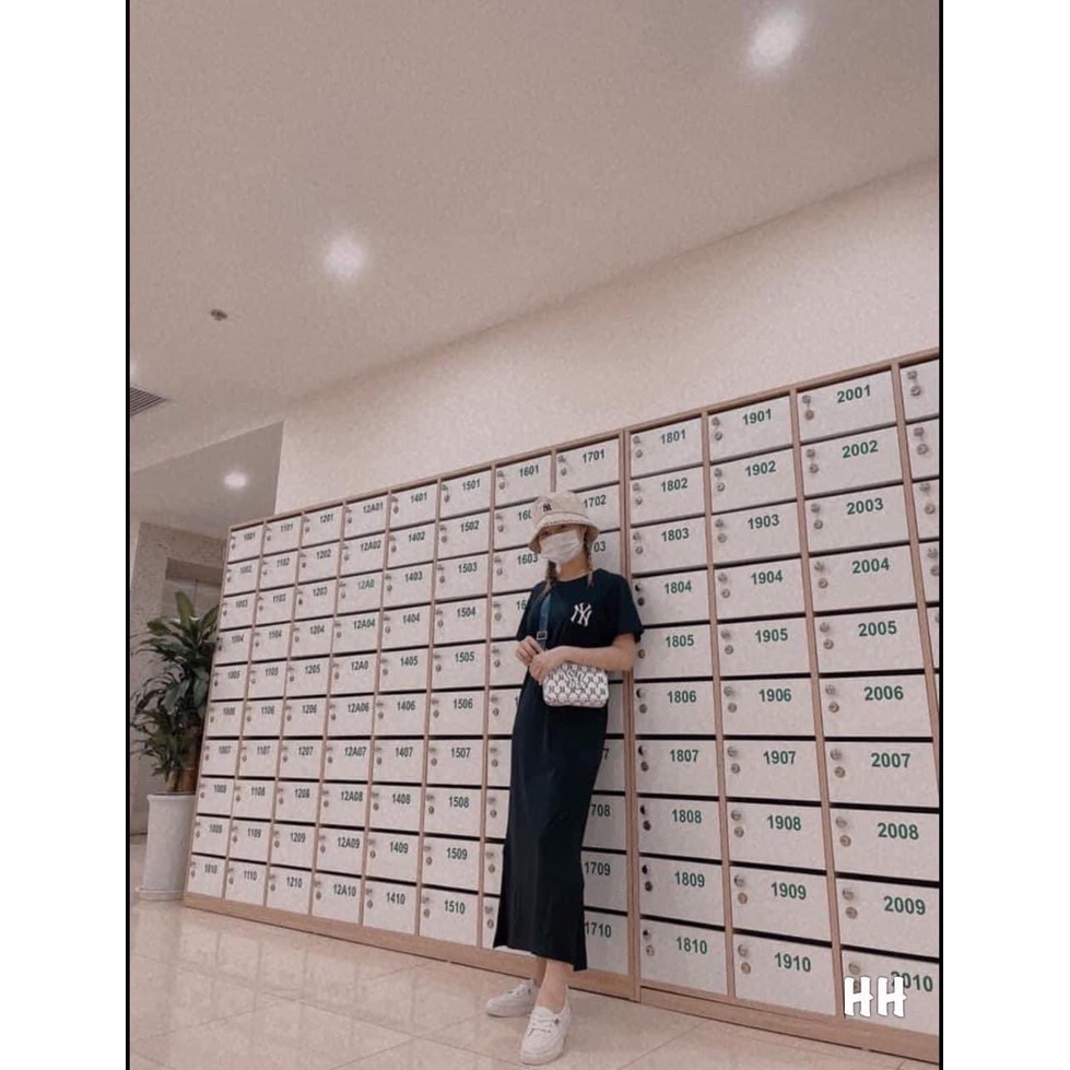 Váy suông dáng dài N.Y xẻ sườn, đầm suông dài thun cotton co giãn | BigBuy360 - bigbuy360.vn