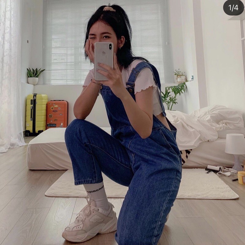 Yếm ERRORIST jeans overall