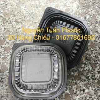 100c Hộp nhựa, khay nhựa đựng thực phẩm (HT12)