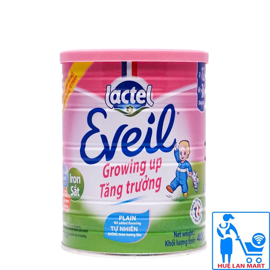 [CHÍNH HÃNG] Sữa Bột Lactel Eveil Growing Up Hộp 400g