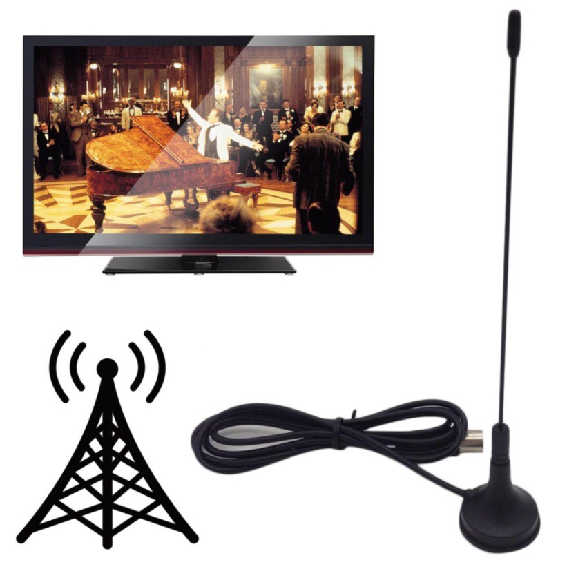 Ăng Ten Kỹ Thuật Số Phạm Vi 5dBi DVB-T2 TV HDTV Phạm Vi 150 Dặm