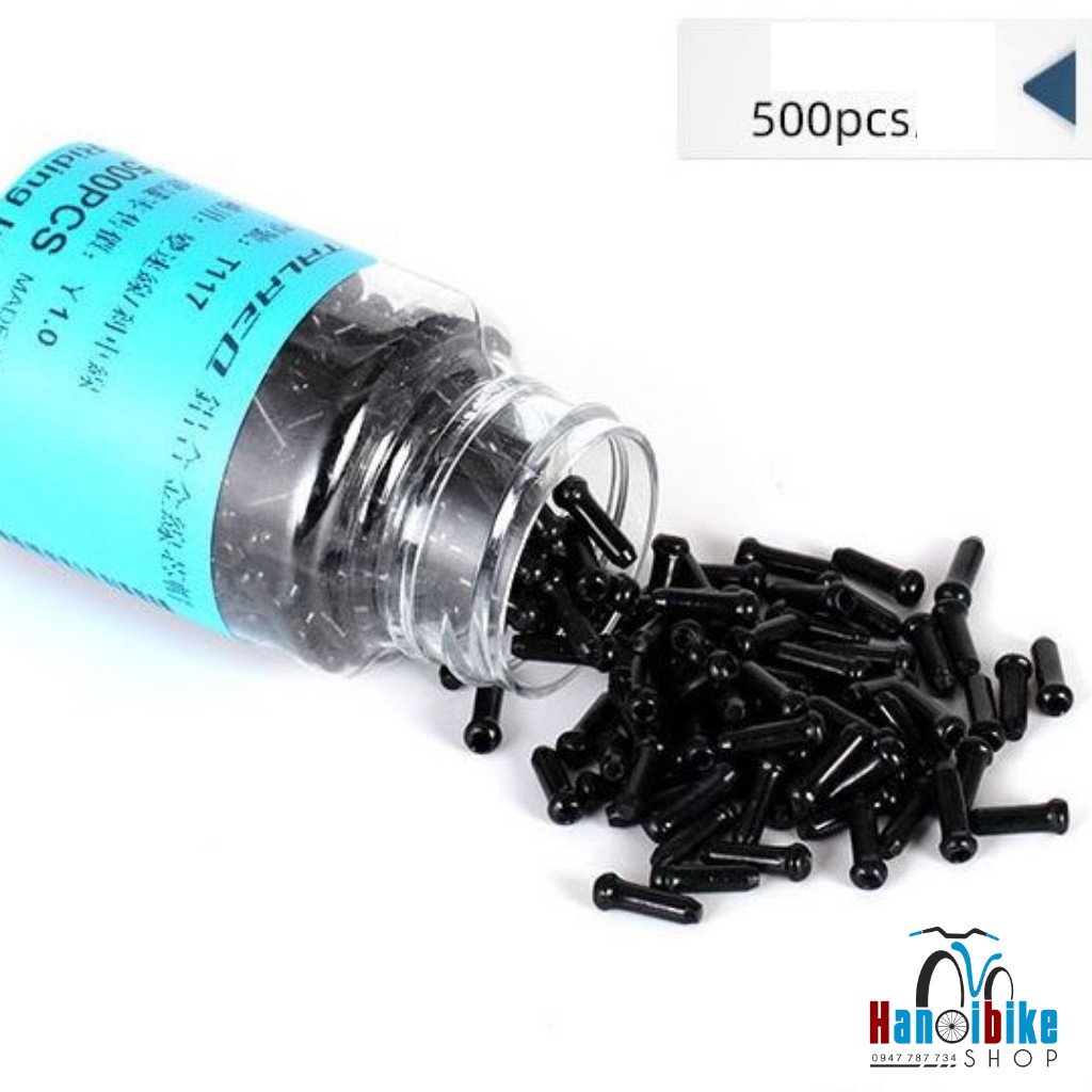 Nút nhôm bịt ruột dây phanh dây đề xe đạp