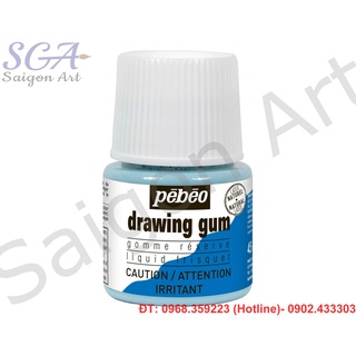 Keo chặn màu nước pebeo drawing gum 45ml