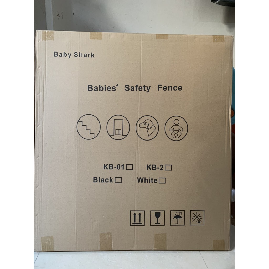 Thanh chắn cửa/ Thanh chắn cầu thang Baby Shark An toàn cho Bé - Không khoan đục, lắp đặt dễ dàng