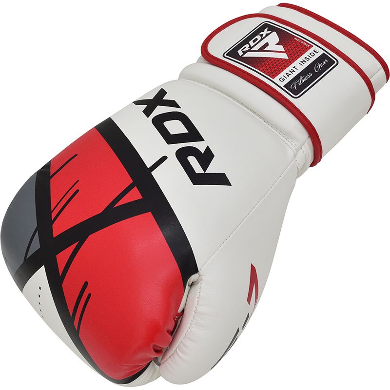 Găng Tay Boxing RDX F7 Ego Training - White/Red