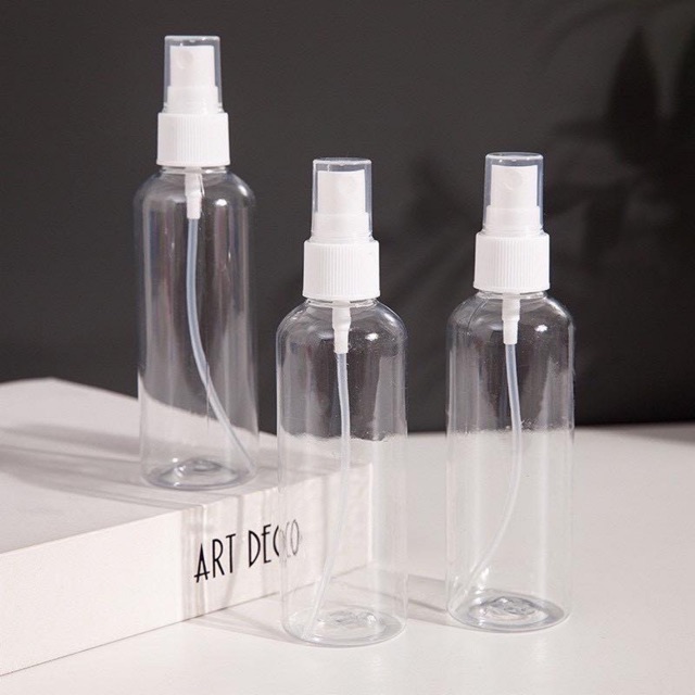 Chai xịt 100ml đựng cồn,nuoc lau gel