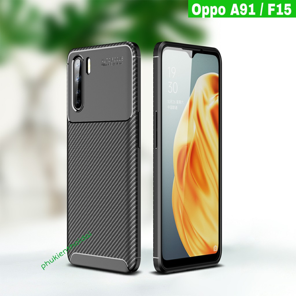 Ốp lưng OPPO A91 / F15 / Oppo Reno 3 dùng chung Auto Focus vân Rằn Ri chống mồ hôi vân tay chống