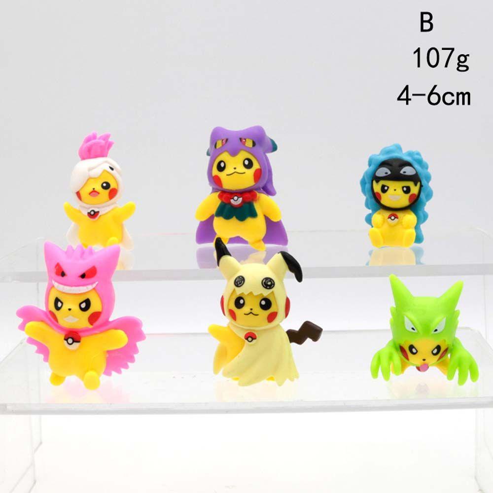 DARNELL Mô Hình Đồ Chơi Pikachu Mặc Đồ Đẹp Mắt Cho Bé