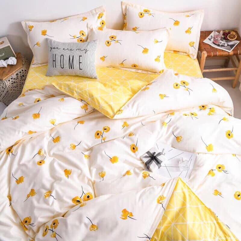 [FREE SHIP 50k] Bộ chăn ga gối đệm cotton poly nhập khẩu bộ 4 món :1 vỏ Chăn, 1 ga chải giường, 2 vỏ gối | BigBuy360 - bigbuy360.vn