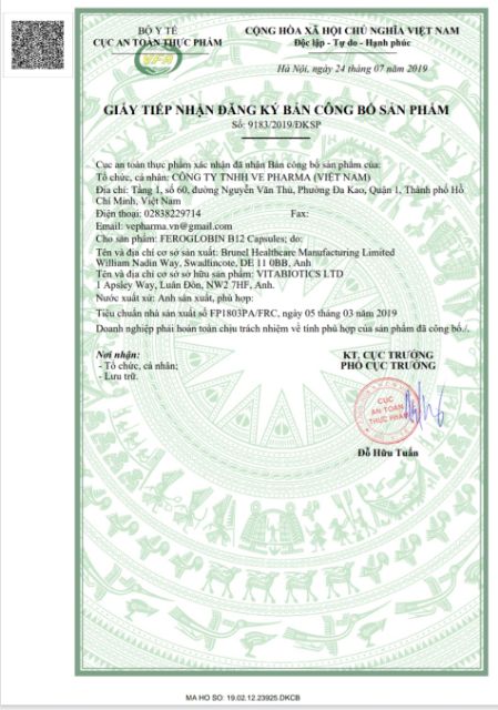 Viên Uống Bổ Sung Sắt Hữu Cơ, Tăng Cường Sức Khỏe Vitabiotics Feroglobin B12 Hộp 30 Viên | Thế Giới Skin Care
