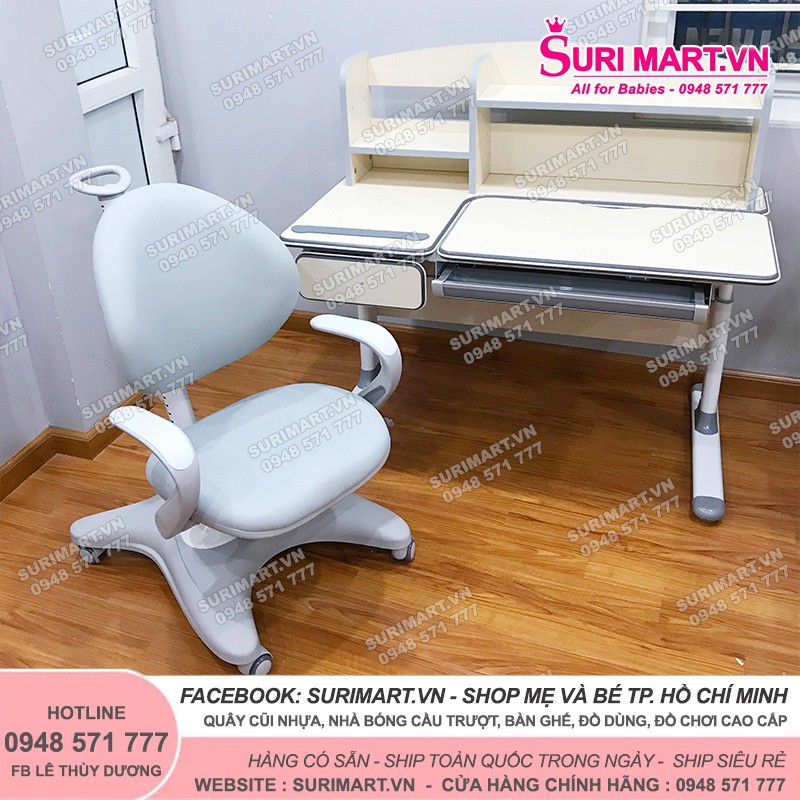 BỘ BÀN GHẾ HỌC THÔNG MINH CHỐNG GÙ, CHỐNG CẬN CHO BÉ HÀN QUỐC NEWBER G600 | BigBuy360 - bigbuy360.vn