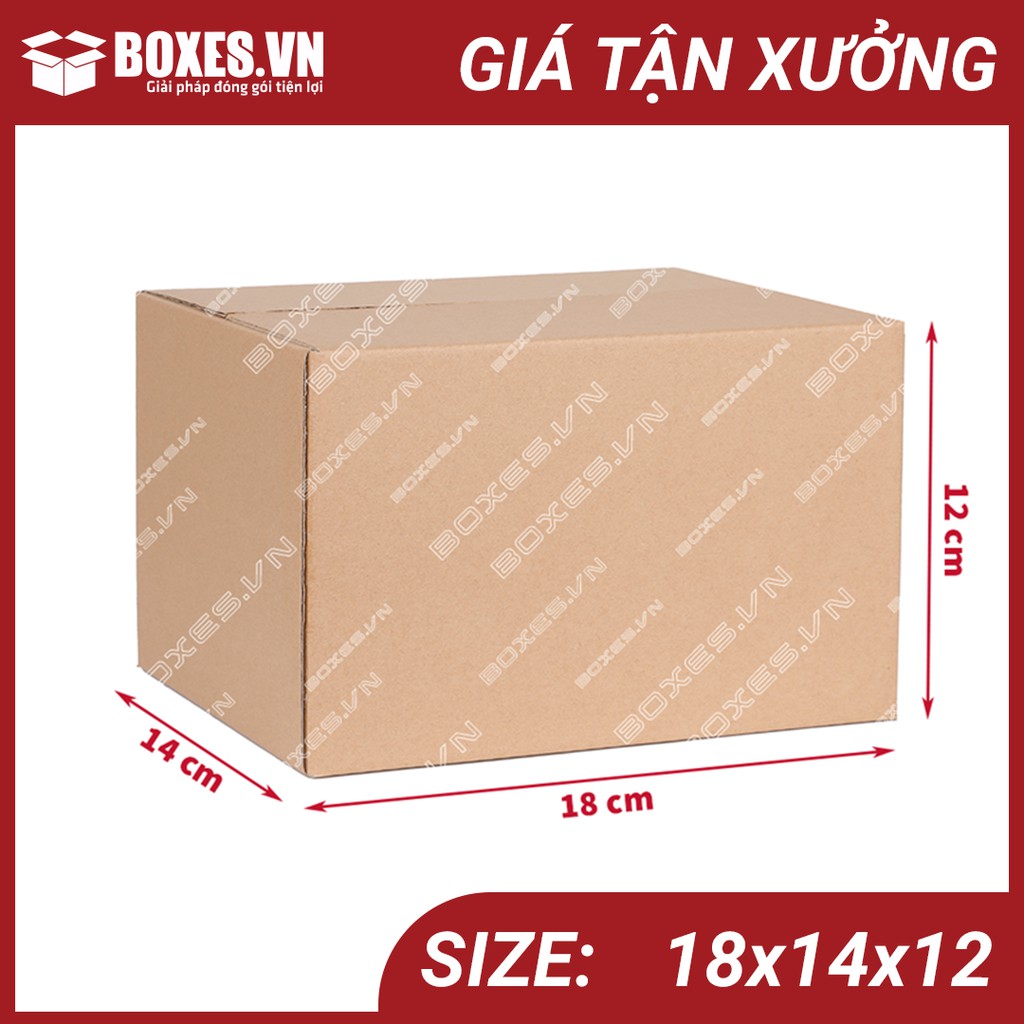 18x14x12 Combo 100 hộp Carton đóng gói hàng giá tại xưởng