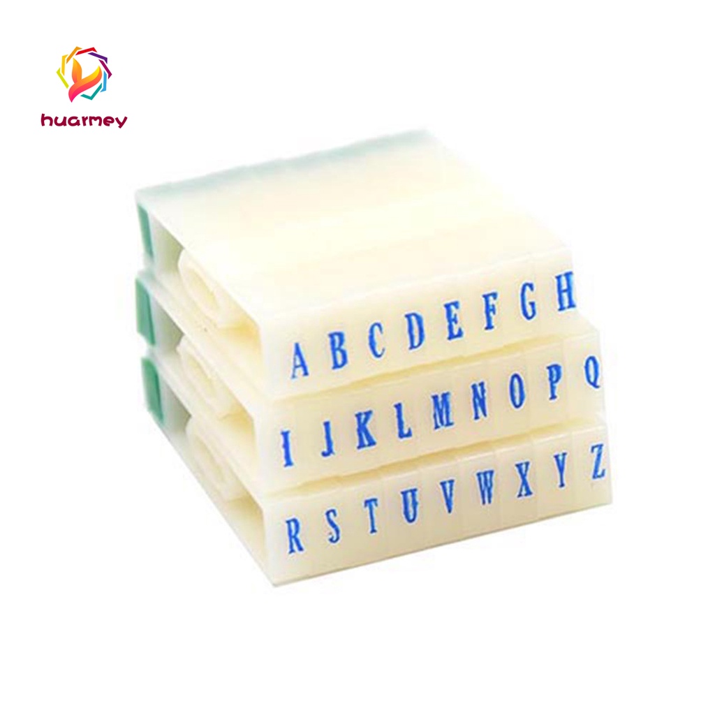 Set con dấu tạo hình chữ cái/ số/ ký hiệu bằng nhựa độc đáo tiện dụng