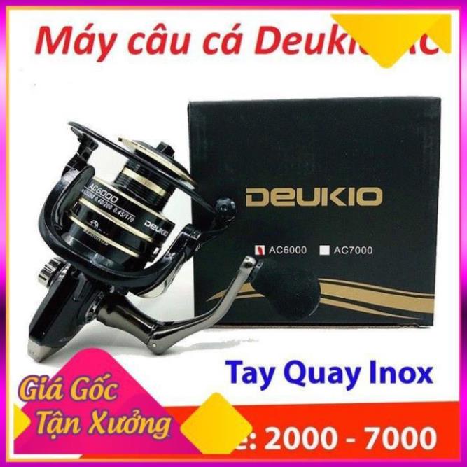 ⭐  [Cam Kết Chính Hãng] Máy Câu Cá DEUKIO AC Siêu Mượt Từ 2000-7000