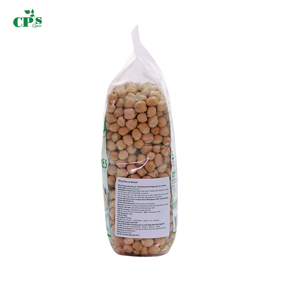 Hạt đậu gà hữu cơ Markal - 500g
