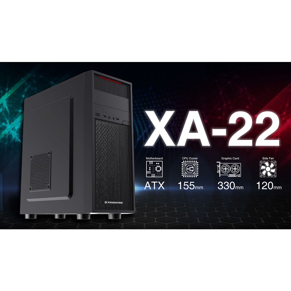 Vỏ case máy tính Xigmatek XA-20 EN46072 | XA-22 EN47567 | XA-24 EN48359 (ATX) | XM-21 (M-ATX) EN47260