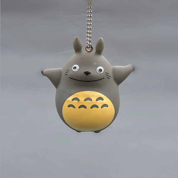 Móc chìa khóa hình Totoro cao 6cm bằng nhựa mềm
